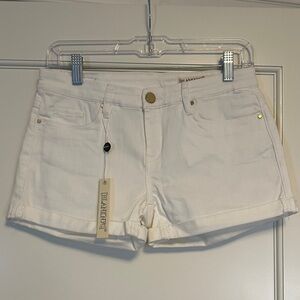 Blank NYC Women's White Jean Shorts